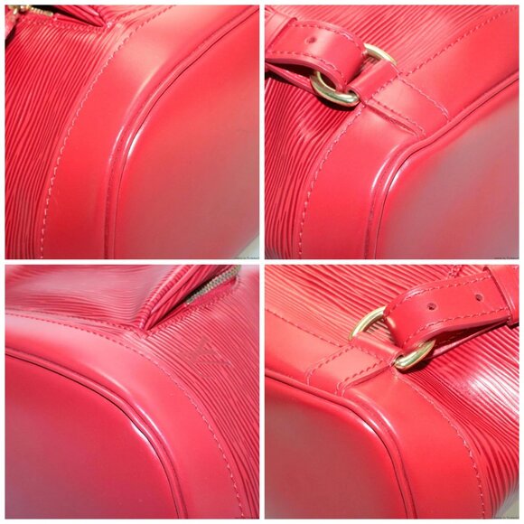 LOUIS VUITTON Epi Montsouris MM Backpack Red - Picture 16 of 16